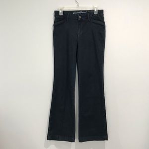 Eddie Bauer | High Waisted Flare Dark Wash Jeans
